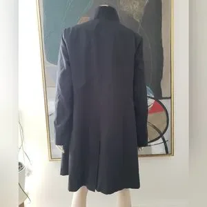 Dkny Jackets Coats Dkny Springfall Coat With Ruffle Detail Poshmark